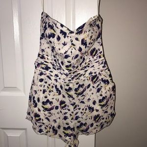 Strapless colorful ROMPER!